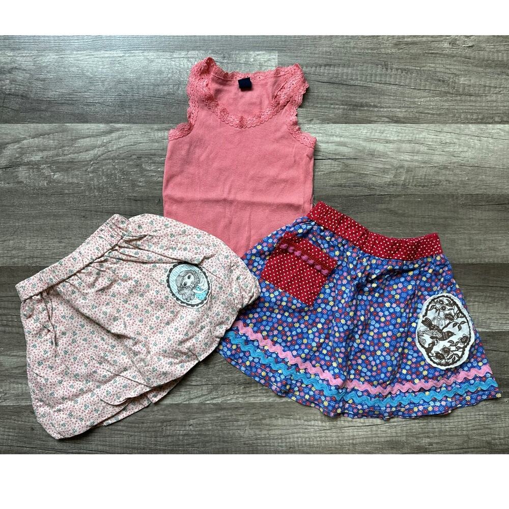 Misha Lulu Skirts and babyGap Tank